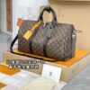 M56711 Small KEEPALL BANDOULIÈRE 45 Monogram Eclipse Size 45 x 27 x 20 cm