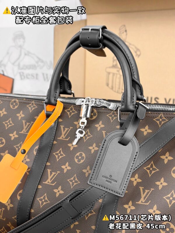 M56711 Small KEEPALL BANDOULIÈRE 45 Monogram Eclipse Size 45 x 27 x 20 cm