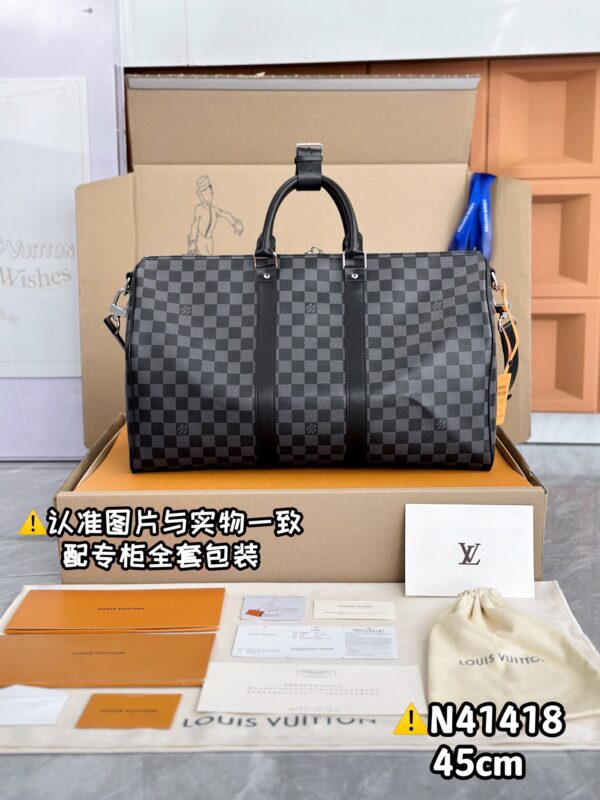 img_8427 N41418 Haig Small KEEPALL BANDOULIÈRE 45 Size 45 x 27 x 20 cm