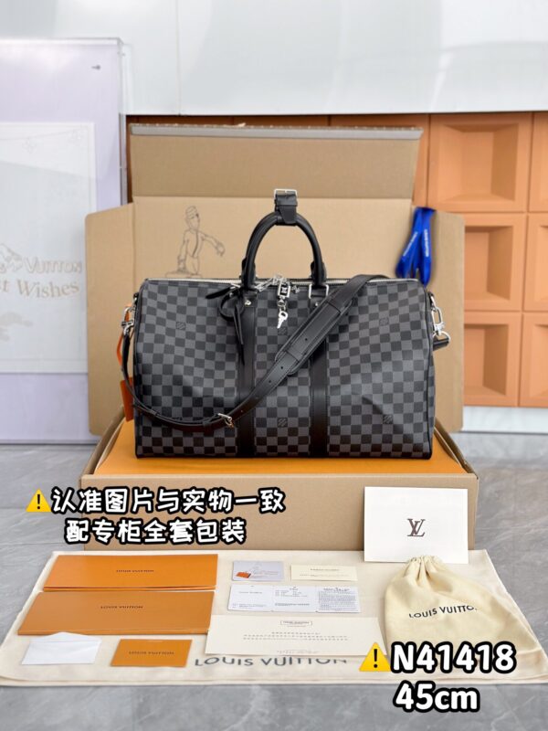 img_8428 N41418 Haig Small KEEPALL BANDOULIÈRE 45 Size 45 x 27 x 20 cm