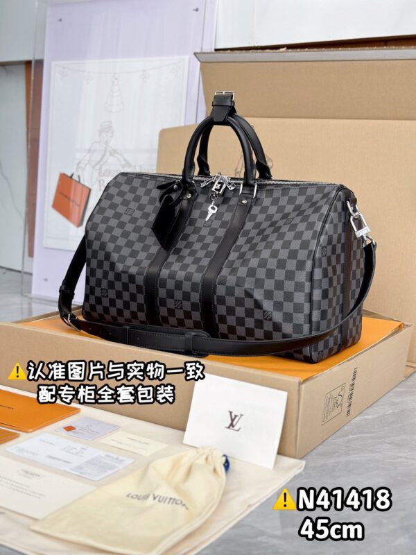 img_8429 N41418 Haig Small KEEPALL BANDOULIÈRE 45 Size 45 x 27 x 20 cm