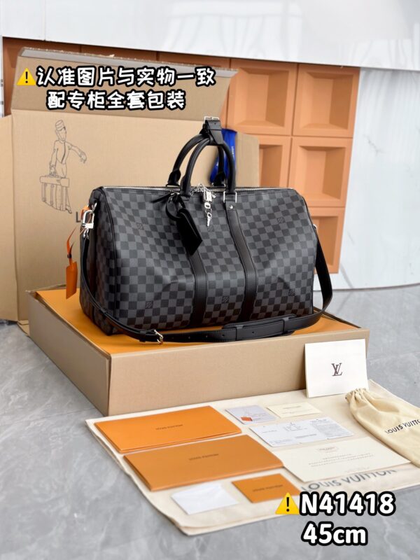 img_8430 N41418 Haig Small KEEPALL BANDOULIÈRE 45 Size 45 x 27 x 20 cm