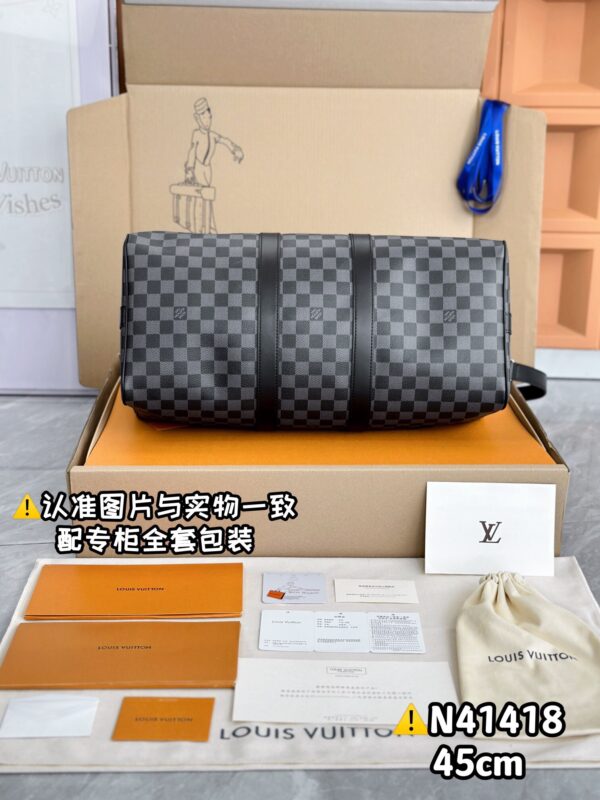 img_8431 N41418 Haig Small KEEPALL BANDOULIÈRE 45 Size 45 x 27 x 20 cm