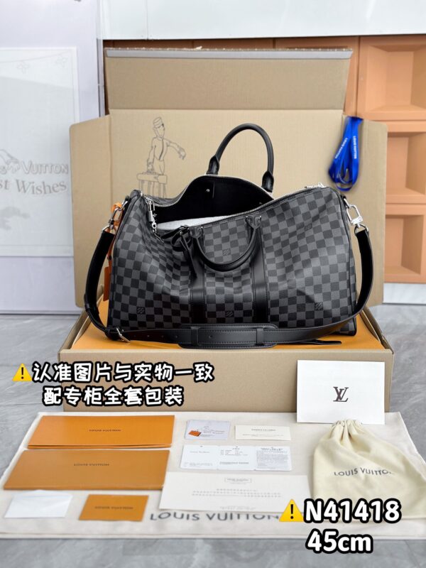 img_8433 N41418 Haig Small KEEPALL BANDOULIÈRE 45 Size 45 x 27 x 20 cm