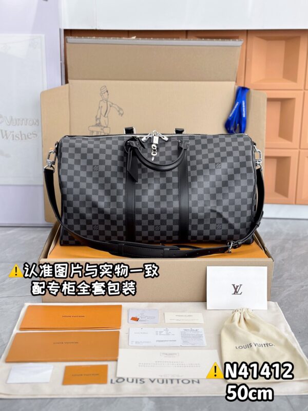 img_8437 N41418 Haig Medium KEEPALL BANDOULIÈRE 50 Size 50 x 29 x 22 cm
