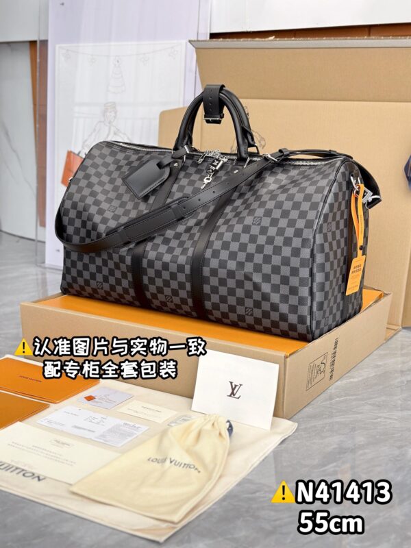 img_8446 N41418 Haig Large KEEPALL BANDOULIÈRE 55 Size 55 x 31 x 24 cm