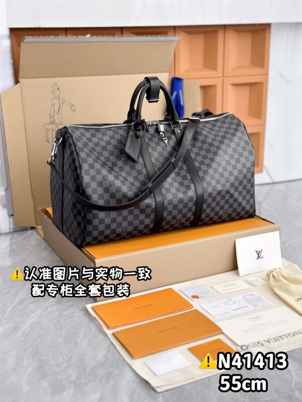 img_8447 N41418 Haig Large KEEPALL BANDOULIÈRE 55 Size 55 x 31 x 24 cm