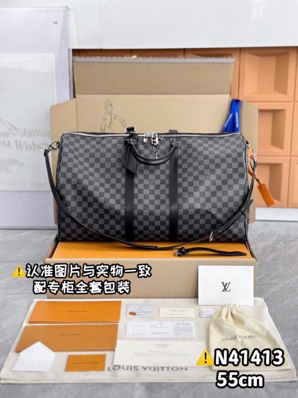 img_8448 N41418 Haig Large KEEPALL BANDOULIÈRE 55 Size 55 x 31 x 24 cm