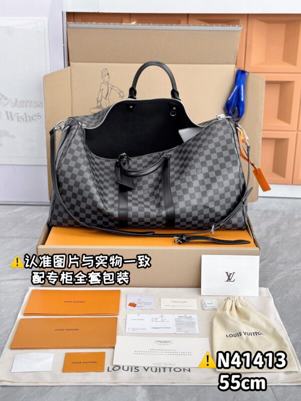 img_8450 N41418 Haig Large KEEPALL BANDOULIÈRE 55 Size 55 x 31 x 24 cm