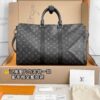M40569 Small KEEPALL BANDOULIÈRE 45 Black Monogram Size 45 x 27 x 20 cm