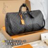 M40569 Large KEEPALL BANDOULIÈRE 55 Black Monogram Size 55 x 31 x 24 cm