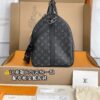 M40569 Large KEEPALL BANDOULIÈRE 55 Black Monogram Size 55 x 31 x 24 cm