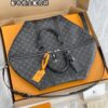 M40569 Large KEEPALL BANDOULIÈRE 55 Black Monogram Size 55 x 31 x 24 cm