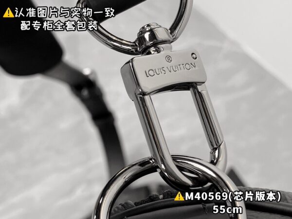 M40569 Large KEEPALL BANDOULIÈRE 55 Black Monogram Size 55 x 31 x 24 cm