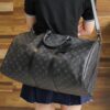 Model Reality Pats M40569 Small KEEPALL BANDOULIÈRE 45 Black Monogram Size 45 x 27 x 20 cm