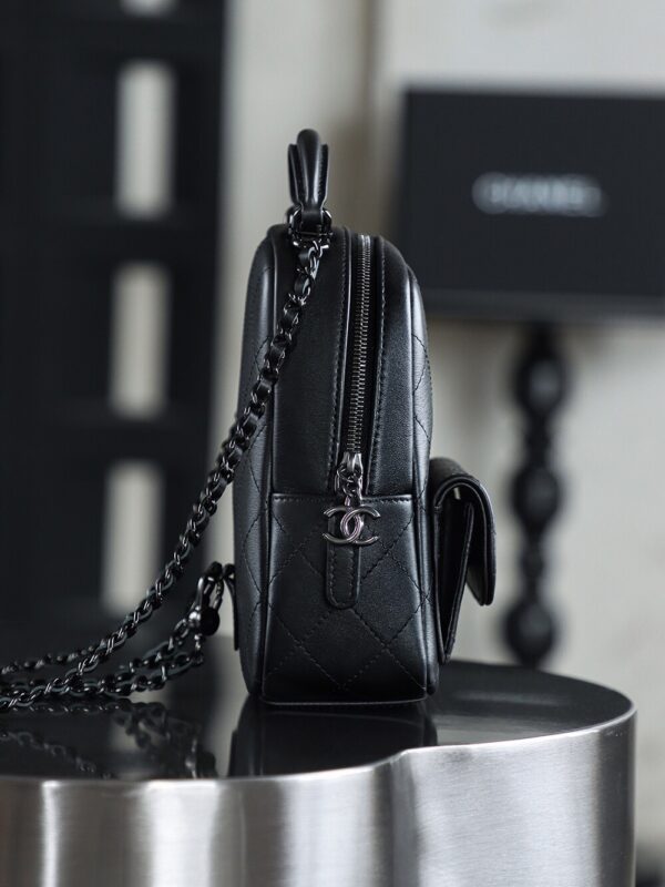 img_2552 God Factory Yupoo 24C Mini Backpack HAAS Leather Black Size 18*13*9 cm
