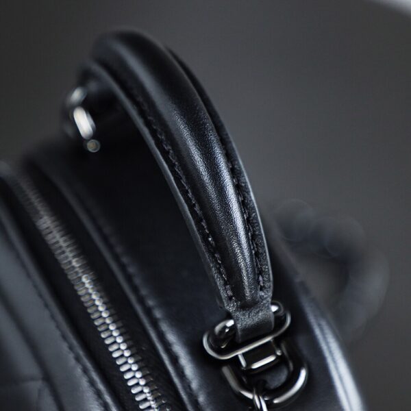 img_2565 God Factory Yupoo 24C Mini Backpack HAAS Leather Black Size 18*13*9 cm