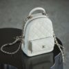 God Factory Yupoo 24C Mini Backpack HAAS Leather White Size 18*13*9 cm