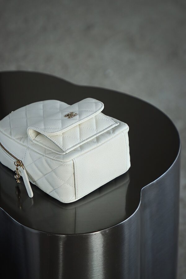 img_2588 God Factory Yupoo 24C Mini Backpack HAAS Leather White Size 18*13*9 cm