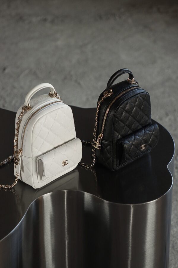 img_2609 God Factory Yupoo 24C Mini Backpack HAAS Leather White Size 18*13*9 cm
