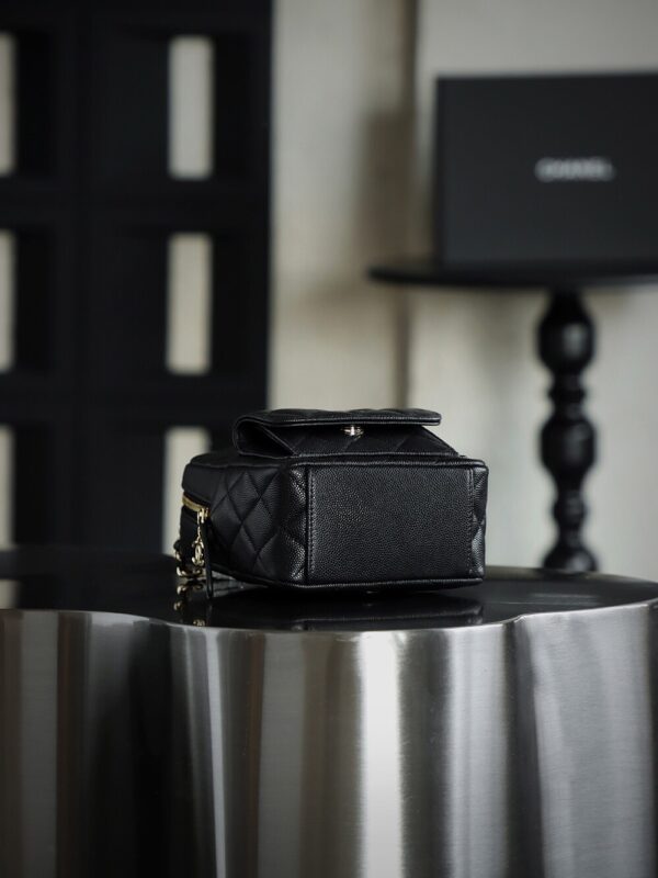 God Factory Yupoo 24C Mini Backpack HAAS Leather Black / Silver Hardware Size 18*13*9 cm