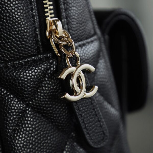 God Factory Yupoo 24C Mini Backpack HAAS Leather Black / Silver Hardware Size 18*13*9 cm