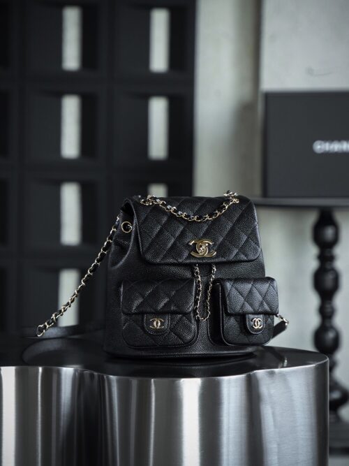 God Factory What's App 23P Backpack 14K Hardware / Black Size 17.5*16.5*10 cm