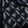 God Factory Chanel 25C Kelly Bags 24K Retro Hardware / Black Bonaudo Leather Size 8.3*12.5*4 cm