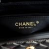 God Factory Chanel 25C Kelly Bags 24K Retro Hardware / Black Bonaudo Leather Size 8.3*12.5*4 cm