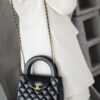 God Factory Chanel 25C Kelly Bags 24K Retro Hardware / Black Bonaudo Leather Size 8.3*12.5*4 cm