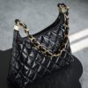 God Factory Chanel Bags Large 24A HoBo 24K Retro Hardware / Black Bonaudo Leather Size 29*32*10 cm