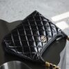 God Factory Chanel Bags Large 24A HoBo 24K Retro Hardware / Black Bonaudo Leather Size 29*32*10 cm