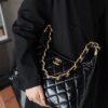 God Factory Chanel Bags Large 24A HoBo 24K Retro Hardware / Black Bonaudo Leather Size 29*32*10 cm
