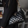 God Factory Chanel Bags Large 24A HoBo 24K Retro Hardware / Black Bonaudo Leather Size 29*32*10 cm