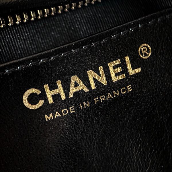 God Factory Chanel Bags Small 24A HoBo 24K Retro Hardware / Black Bonaudo Leather Size 22.5*19.5*8.5 cm