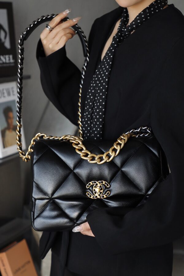 img_2822 God Factory 19 Bag Medium Black / Gold Hardware Size 20*30*10 cm