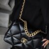 God Factory 19 Bag Medium Black / Gold Hardware Size 20*30*10 cm
