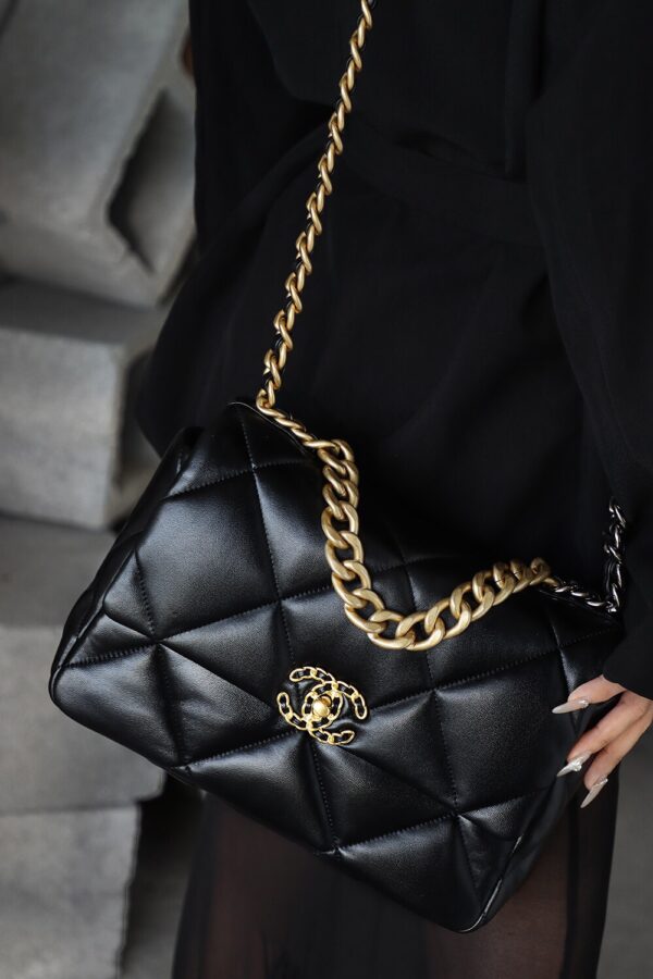 img_2824 God Factory 19 Bag Medium Black / Gold Hardware Size 20*30*10 cm