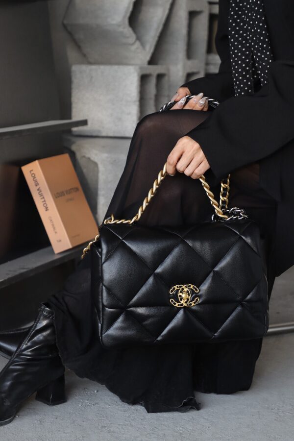 img_2825 God Factory 19 Bag Medium Black / Gold Hardware Size 20*30*10 cm
