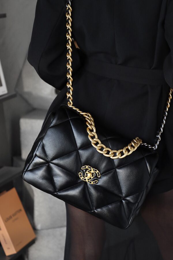 img_2828 God Factory 19 Bag Medium Black / Gold Hardware Size 20*30*10 cm