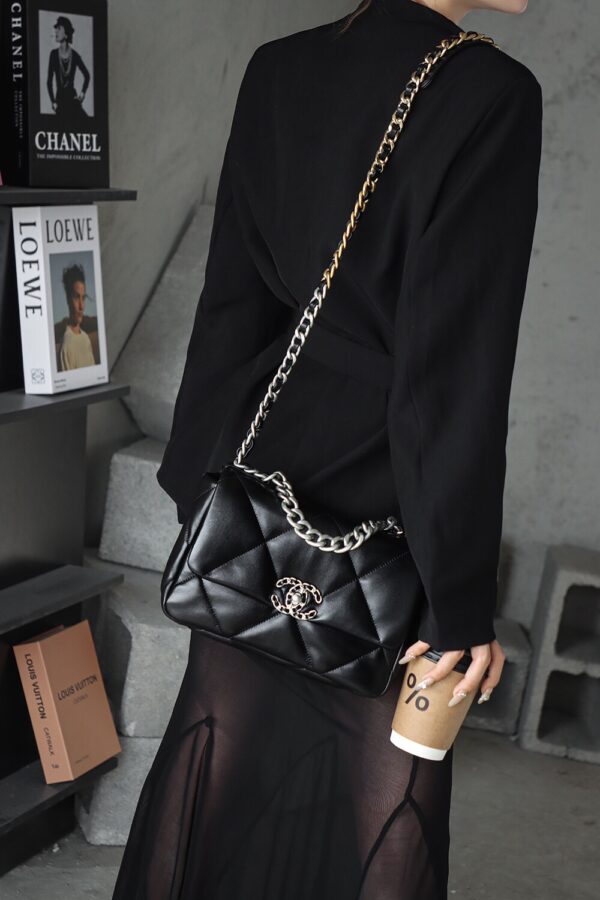 img_2853 God Factory 19 Bag Small Black / Silver Hardware Size 16*26*9 cm