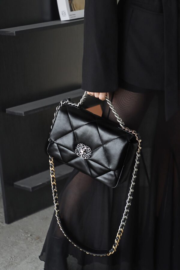 img_2857 God Factory 19 Bag Small Black / Silver Hardware Size 16*26*9 cm