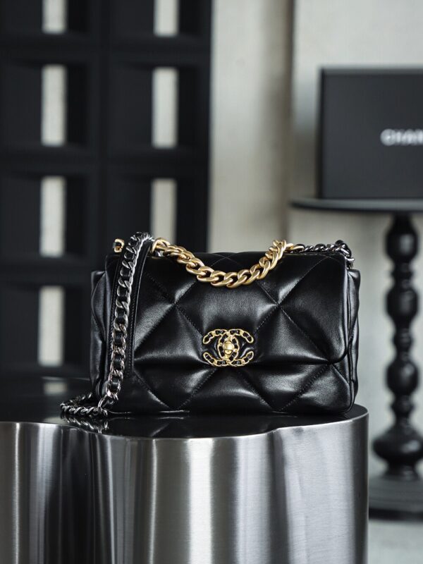 img_2858 God Factory 19 Bag Small Black / Gold Hardware Size 16*26*9 cm
