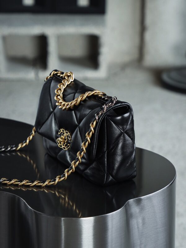 img_2865 God Factory 19 Bag Small Black / Gold Hardware Size 16*26*9 cm