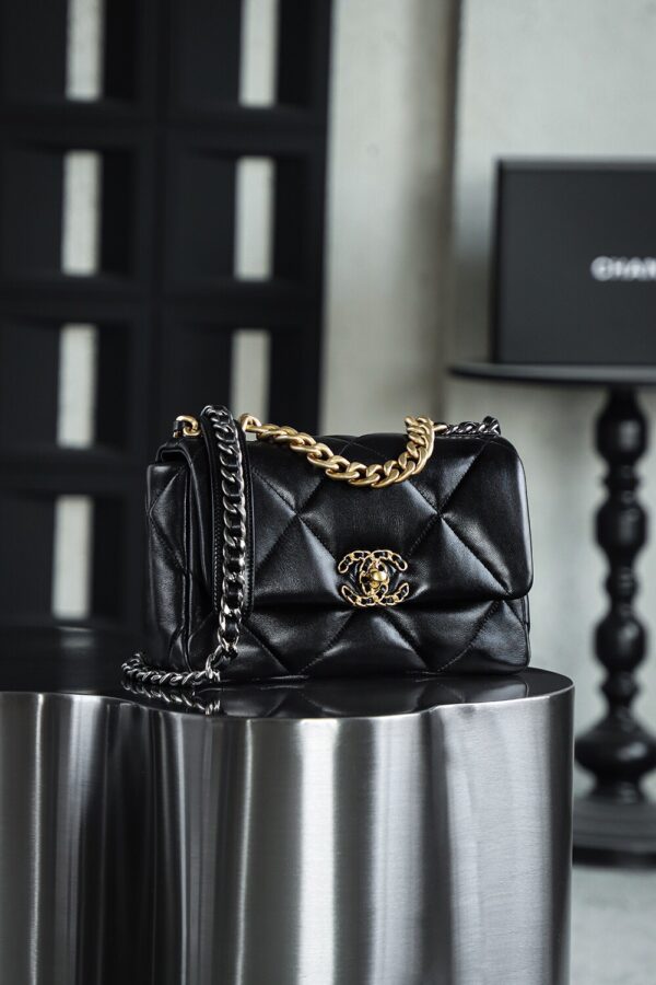 img_2866 God Factory 19 Bag Small Black / Gold Hardware Size 16*26*9 cm