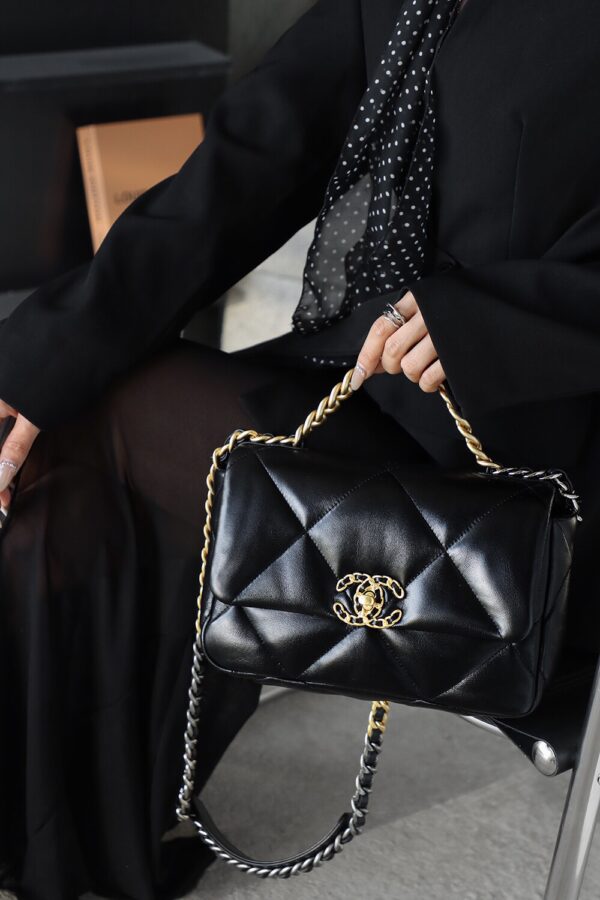 img_2876 God Factory 19 Bag Small Black / Gold Hardware Size 16*26*9 cm