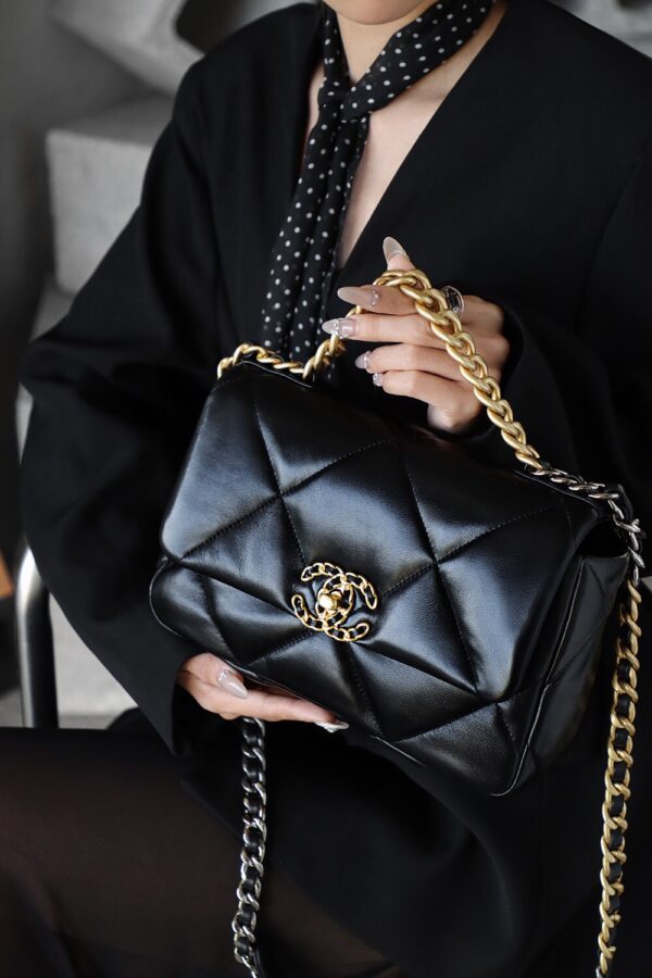 img_2878 God Factory 19 Bag Small Black / Gold Hardware Size 16*26*9 cm