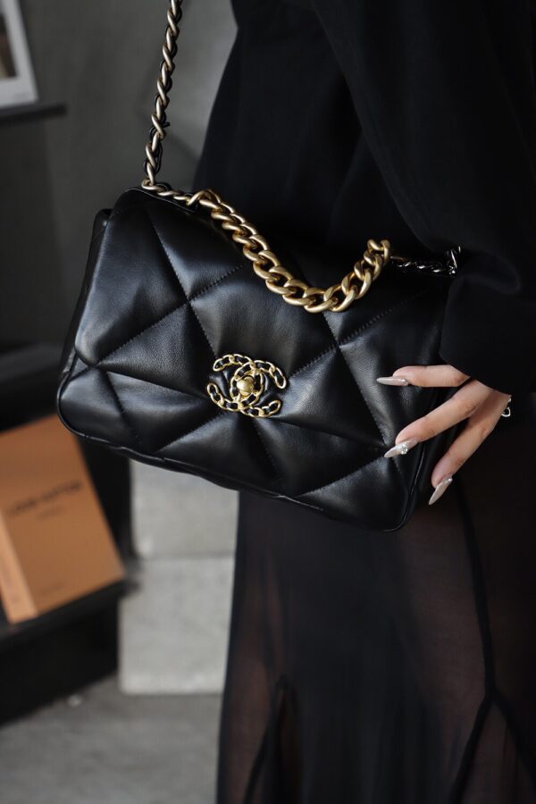 img_2881 God Factory 19 Bag Small Black / Gold Hardware Size 16*26*9 cm