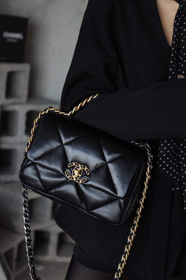 img_2882 God Factory 19 Bag Small Black / Gold Hardware Size 16*26*9 cm