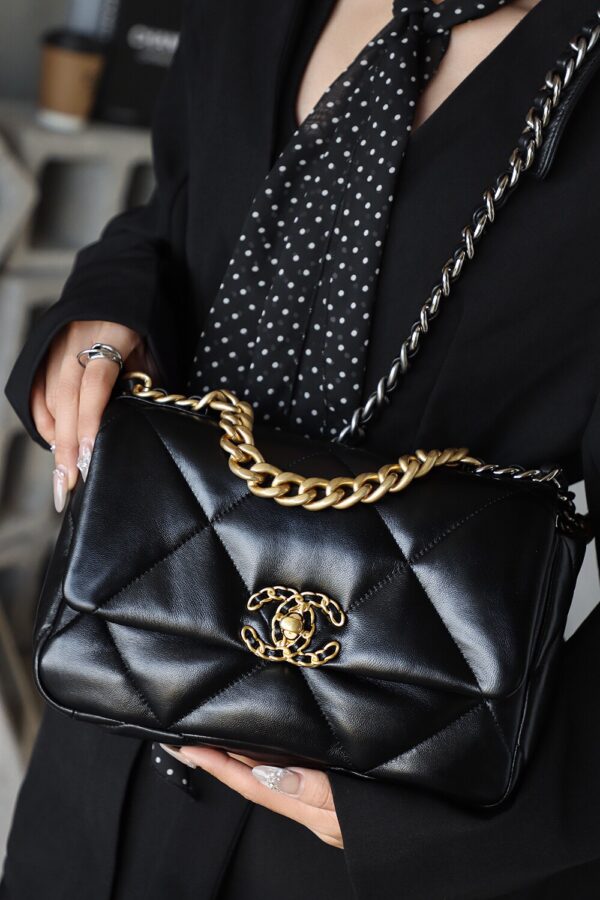img_2883 God Factory 19 Bag Small Black / Gold Hardware Size 16*26*9 cm